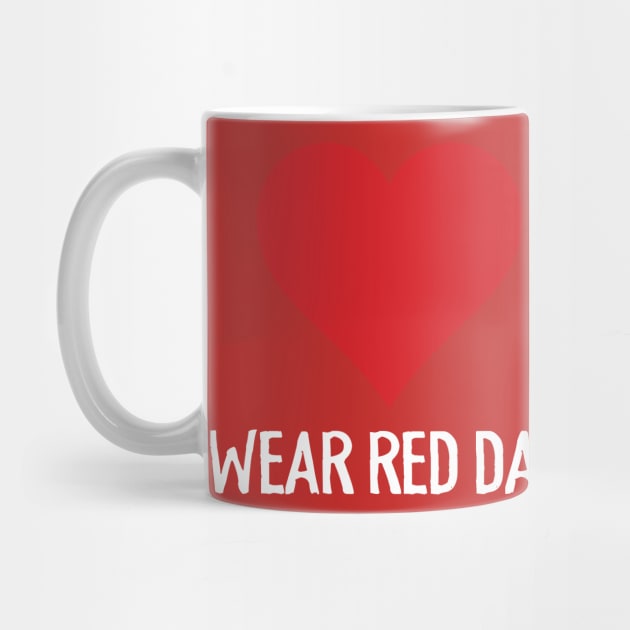 National Wear Red Day - heart disease awareness by savage land 